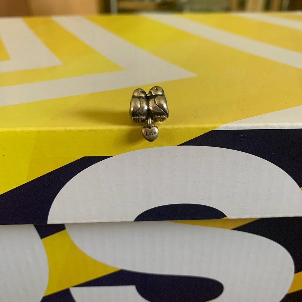 Pandora charm- Lovebirds - Picture 1 of 3